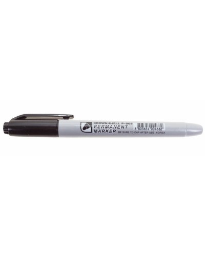 Маркер перманентный Crown «Multi Marker Slim» 2 мм, черный, пулевидный (08-8201): Ручка для маркировки в Набережных Челнах