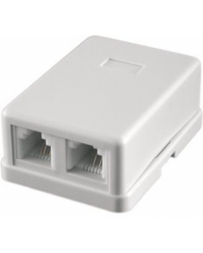 STK-RJ-45(8P8C), CAT.6, 2 выхода, Dual IDC компьютерная розетка: Розетка компьютерная 2 выхода в Набережных Челнах
