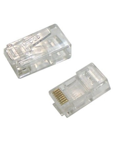 RJ-45 джек (8P8C) (100 шт). Разъем RJ-45. Прочие зарубежные в Набережных Челнах