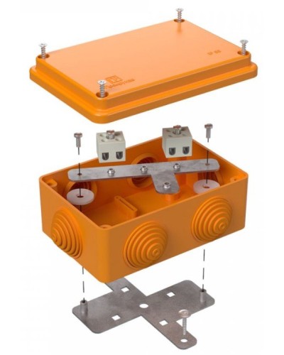 Коробка огнестойкая 120х80х50 (40-0340-FR1.5-4). Коробка огнестойкая для открытой установки. Промрукав в Набережных Челнах