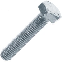 Болт с шестигранной головкой оцинкованный М8х45 (DIN 933) (50 шт) (PR08.3166). Болт с шестигранной головкой. Промрукав