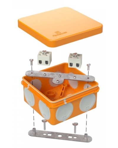 Коробка огнестойкая 80х80х40 (60-0210-FR2.5-6). Коробка огнестойкая для открытой установки. Промрукав в Набережных Челнах