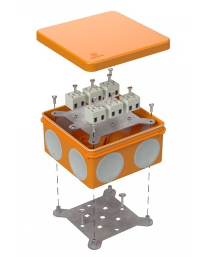 Коробка огнестойкая 60-0300-FR2.5-12 Е15-Е120 100х100х50. Коробка огнестойкая для открытой установки. Промрукав в Набережных Челнах