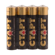 СТАРТ LR03-SH4-BOX (1,5 В, AAA, LR03), упак. 4 шт.. Алкалиновые батарейки. СТАРТ