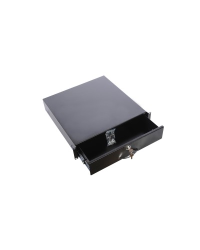 ТСВ-Д-2U.450-9005. Полка (ящик) для документации 2U. ЦМО в Набережных Челнах